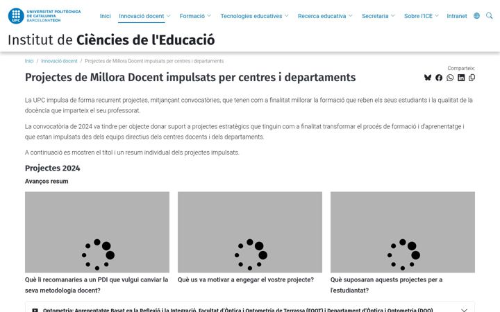 Capture d'écran de galaxiaprenentatge.upc.edu