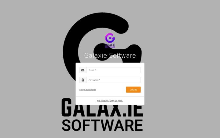 Screenshot of galaxie-software.co.uk