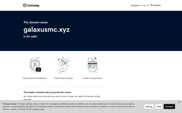 Screenshot of galaxusmc.xyz