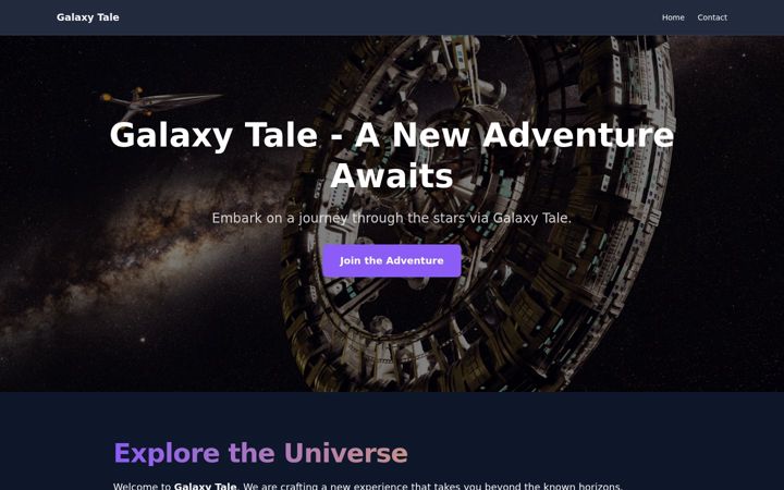 Screenshot of galaxy-tale.com
