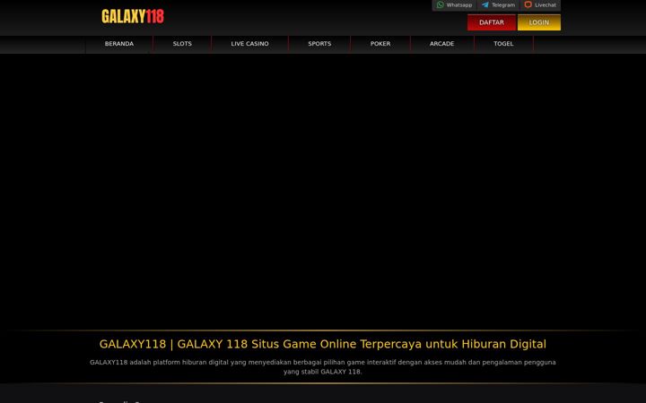 Screenshot of galaxy118.net