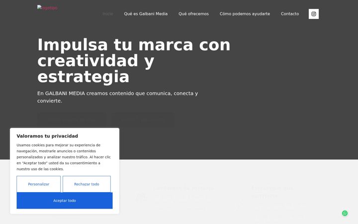 Screenshot of galbanimedia.es