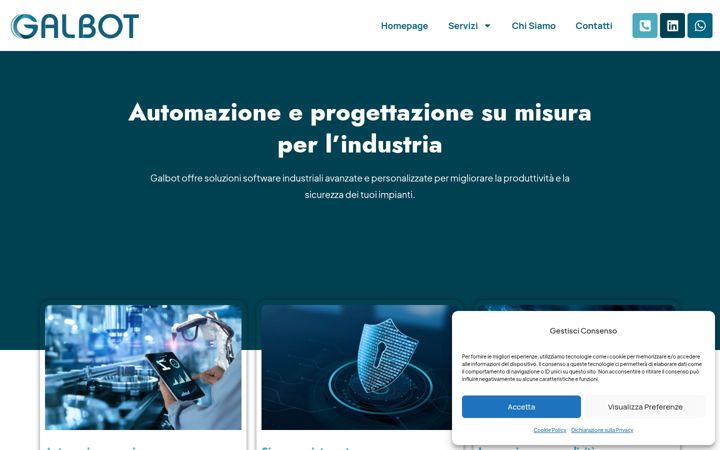Screenshot of galbot.it