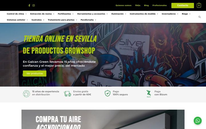 Screenshot of galcangreen.com