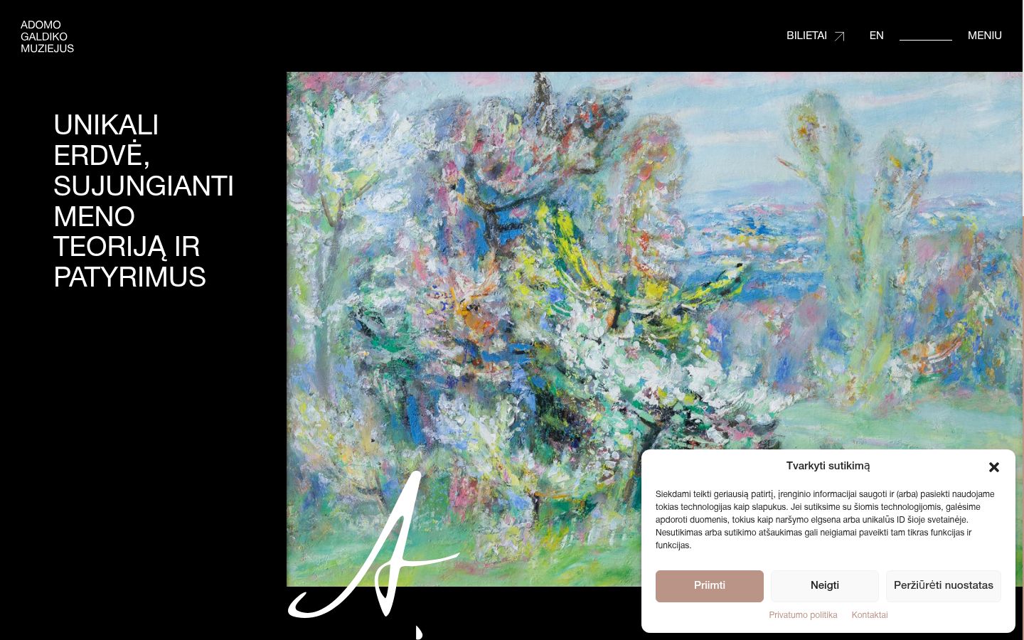 Screenshot tal-banner tal-kunsens muri qabel kwalunkwe interazzjoni