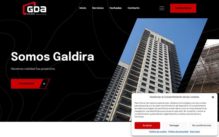 Screenshot of galdira.com