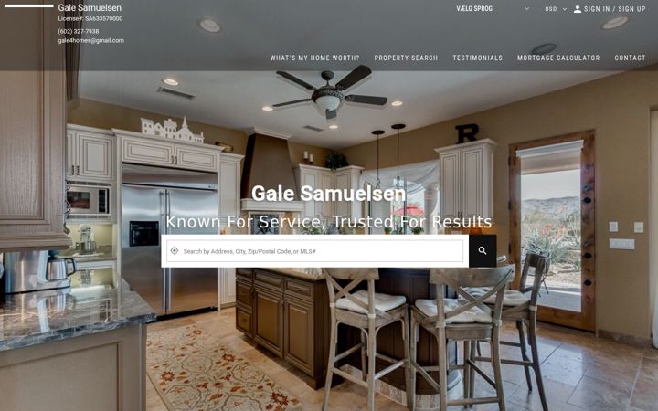 Screenshot of gale4homes.com