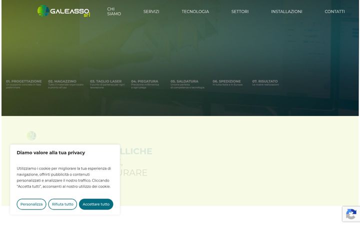 Screenshot of galeasso.it