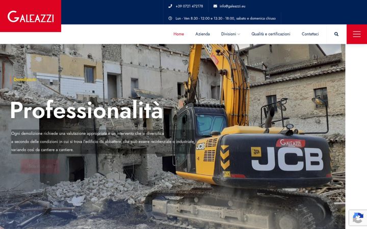 Screenshot of galeazzi.eu