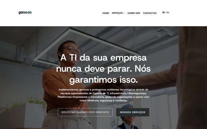 Screenshot of galeede.com