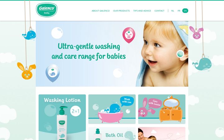Screenshot of galenco.com