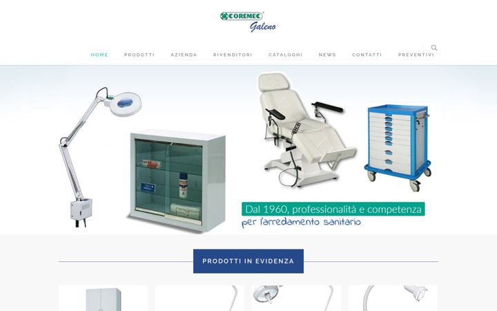 Screenshot of galeno.com