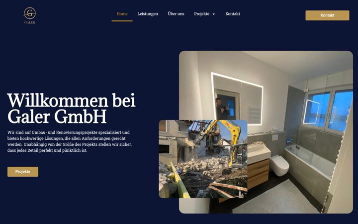 Screenshot of galer.ch