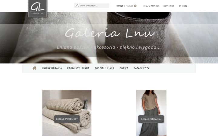 Screenshot of galeria-lnu.pl