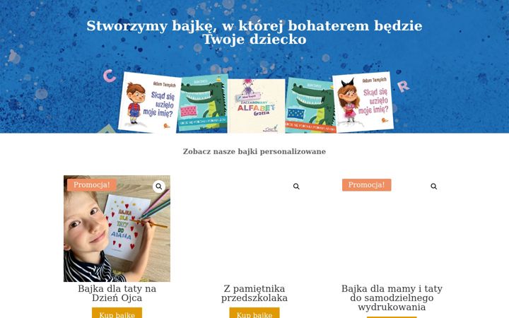 Screenshot of galeriabajek.pl