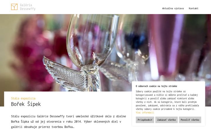 Snímek obrazovky galeriadessewffy.sk