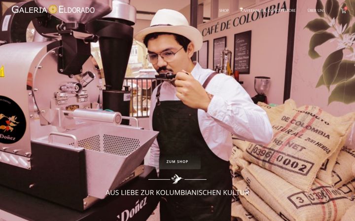 Screenshot of galeriaeldorado.com