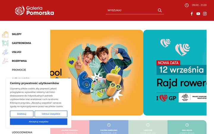 Screenshot of galeriapomorska.pl