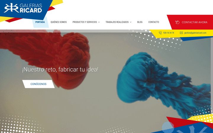 Screenshot von galeriaricard.com