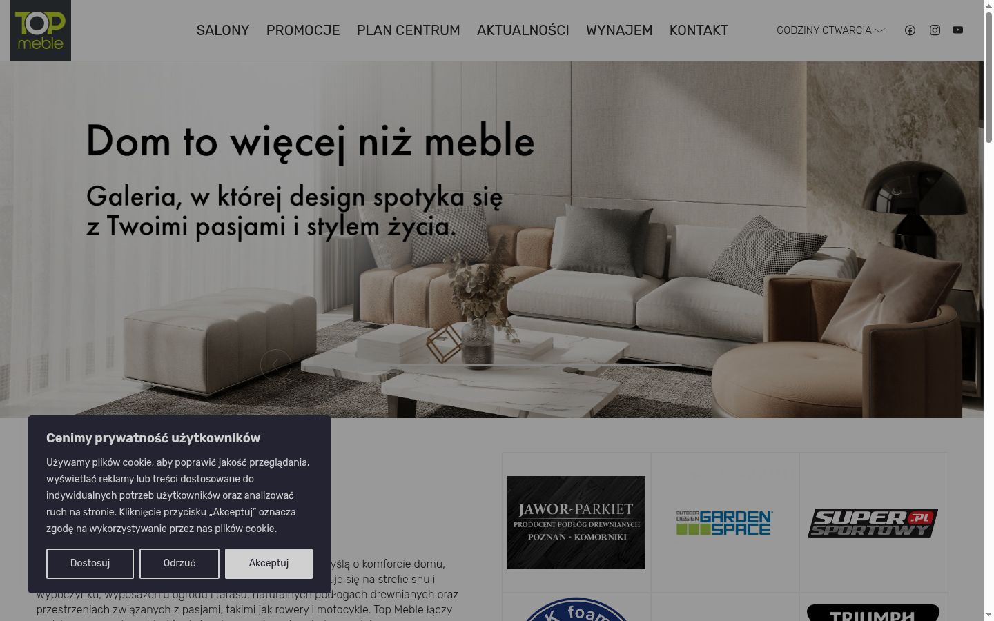 Snímka obrazovky banera súhlasu zobrazeného pred akoukoľvek interakciou