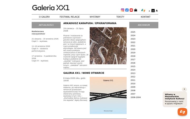 Screenshot of galeriaxx1.pl