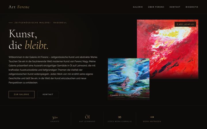 Screenshot of galerie-art-nagy.de