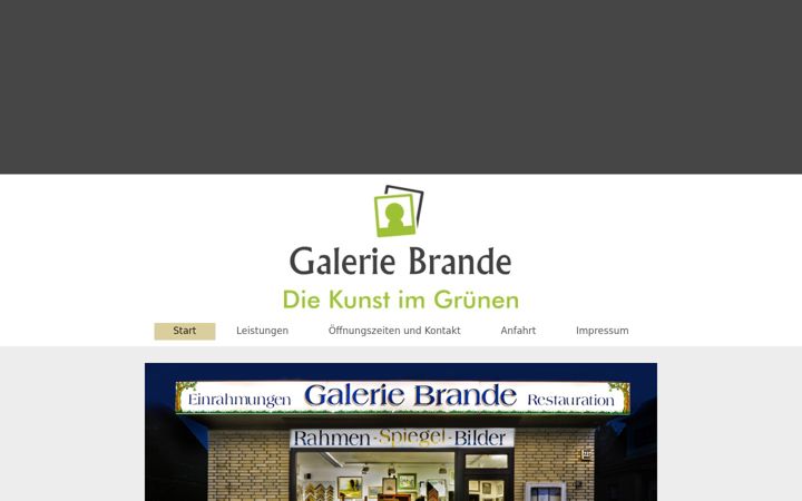 Screenshot of galerie-brande.de