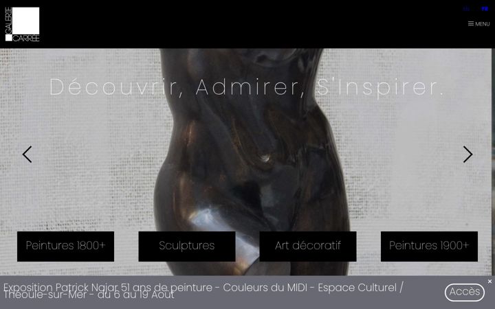 Screenshot of galerie-carree.com