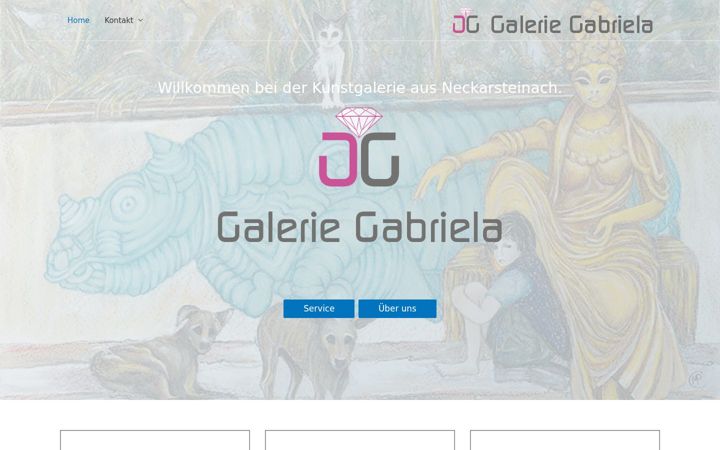 Screenshot of galerie-gabriela.de