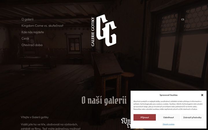 Screenshot of galerie-gotiky.cz