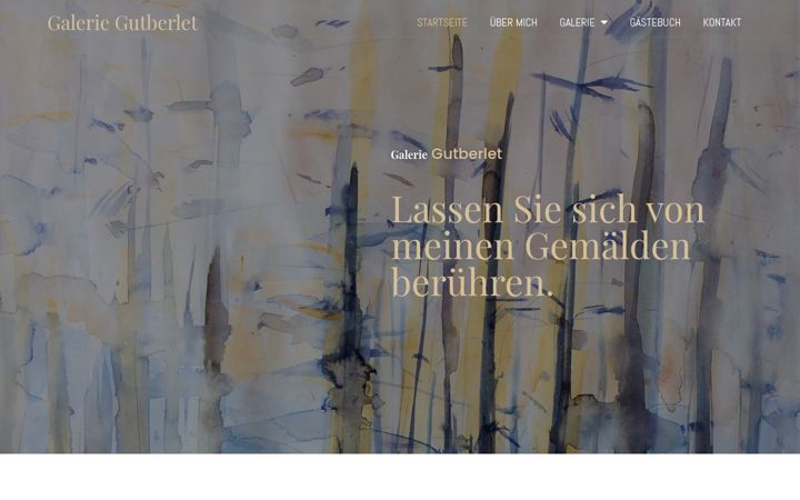 Screenshot of galerie-gutberlet.de