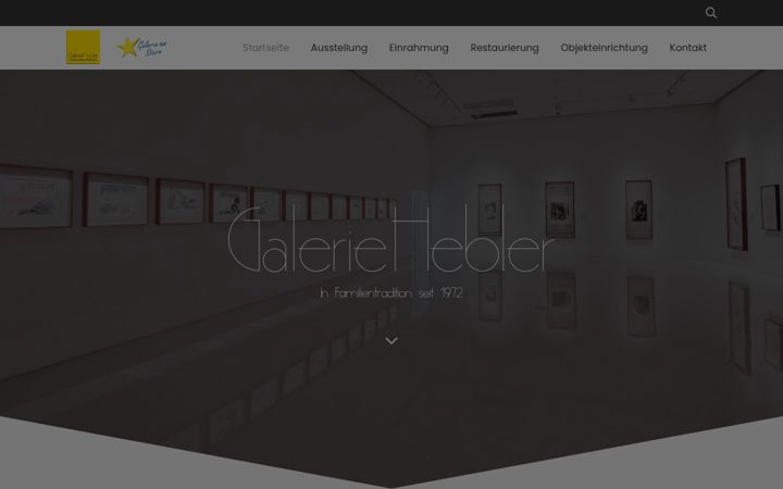 Screenshot of galerie-hebler.de