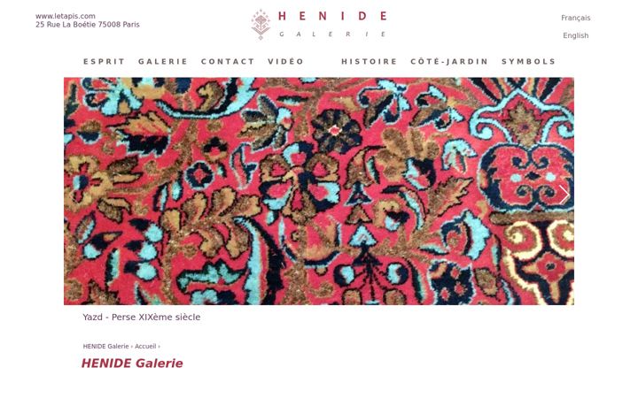 Screenshot of galerie-henide.com