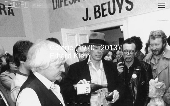 Screenshot of galerie-klein.de