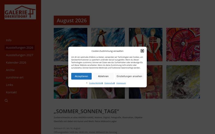 Screenshot of galerie-oberstdorf.de