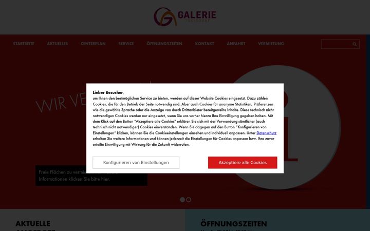 Screenshot of galerie-troisdorf.de