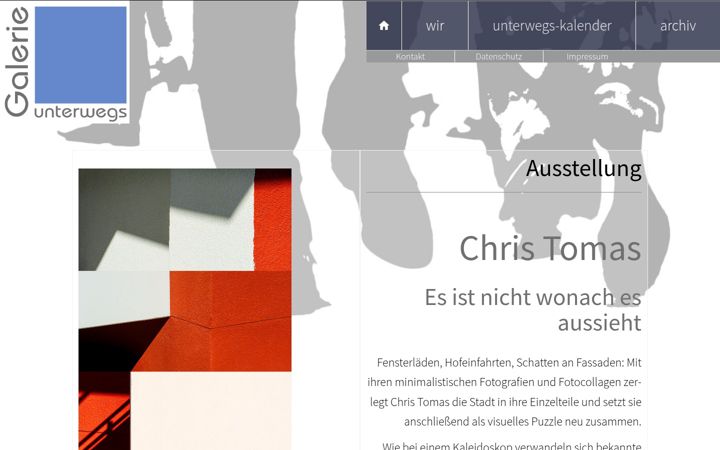 Screenshot of galerie-unterwegs.de