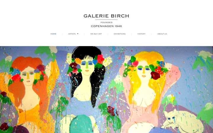 Screenshot of galeriebirch.com