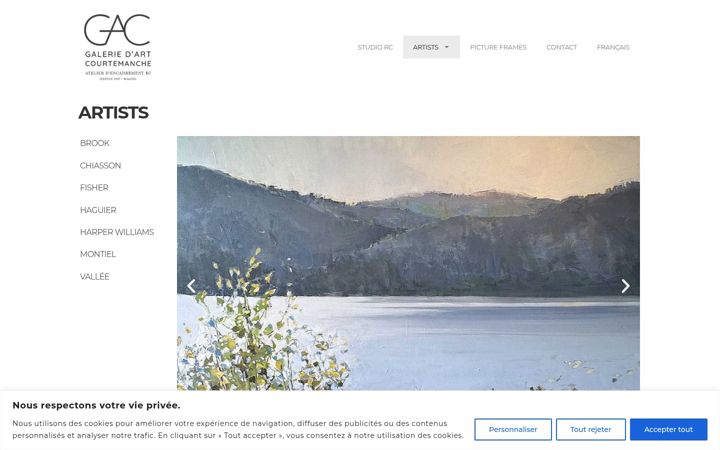 Screenshot of galeriecourtemanche.com