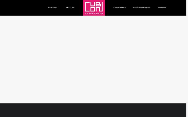 Screenshot of galeriecubicon.cz