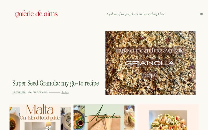 Screenshot of galeriedeaims.com