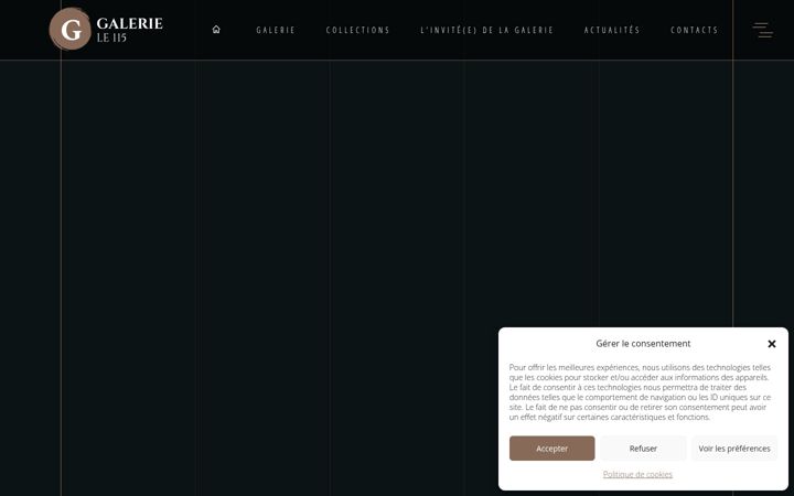 Screenshot of galeriele115.com
