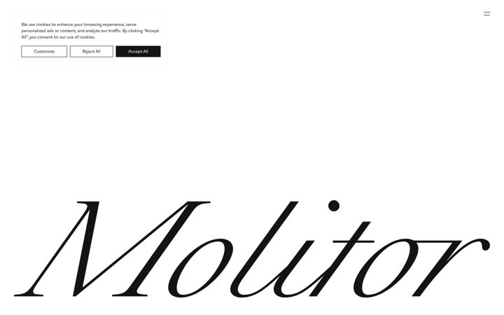 Screenshot of galeriemolitor.com