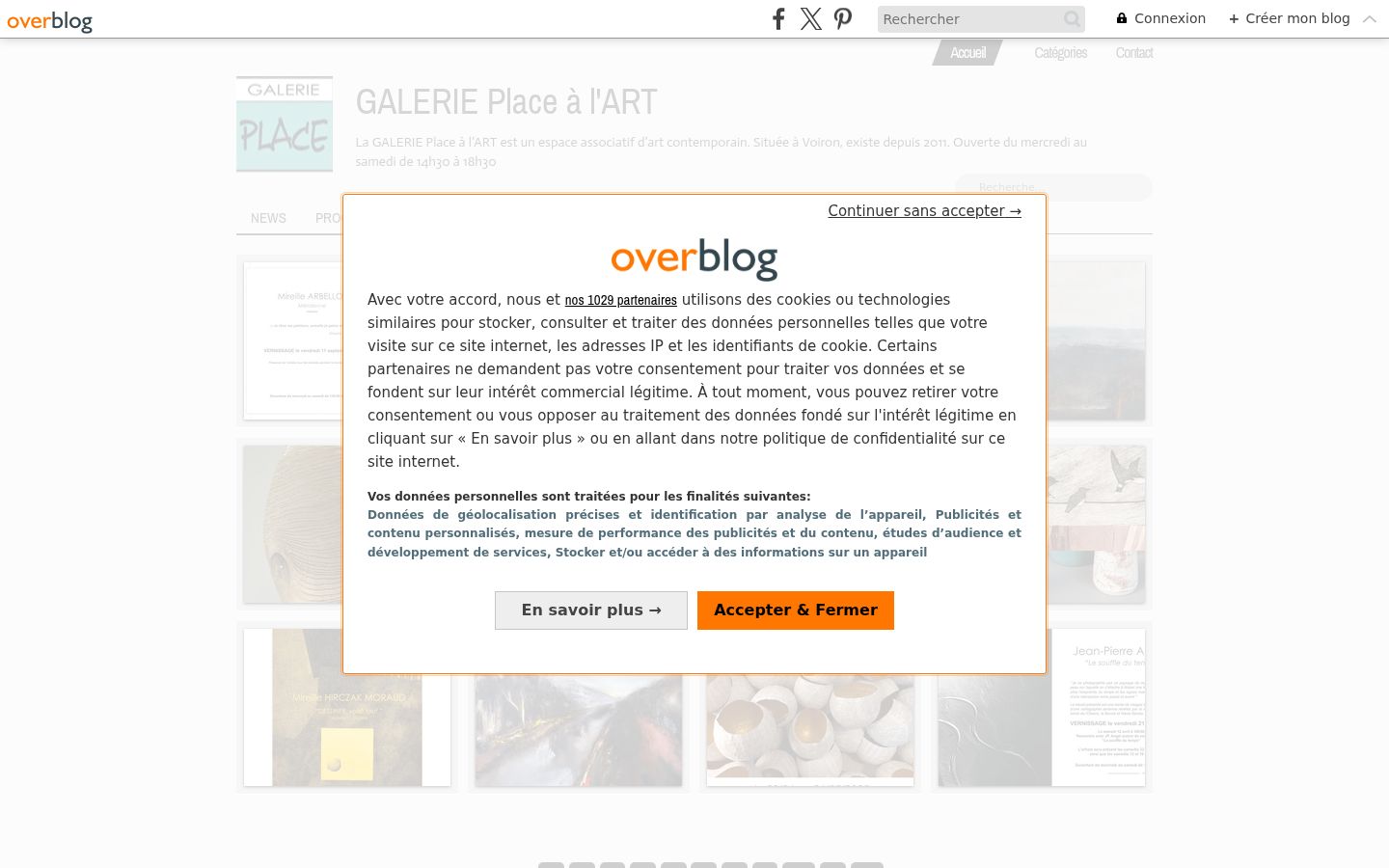 Screenshot tal-banner tal-kunsens muri qabel kwalunkwe interazzjoni