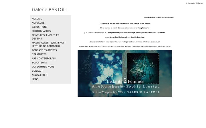 Screenshot of galerierastoll.com