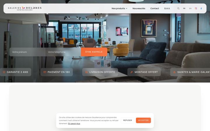 Screenshot of galeriesdelgres.com