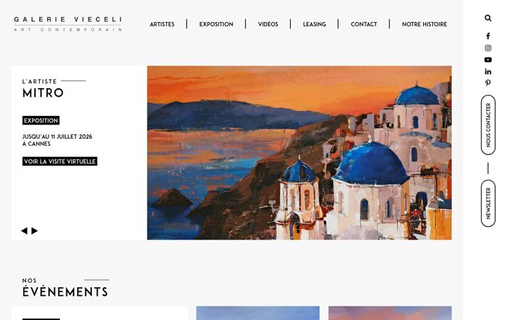 Screenshot of galerievieceli.com