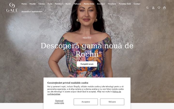 Screenshot of galeshop.ro