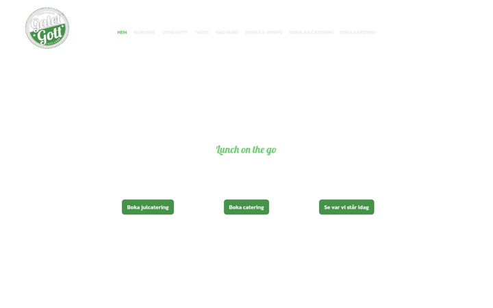 Screenshot of galetgottfoodtruck.se