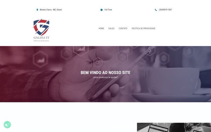 Screenshot of galeu.com.br